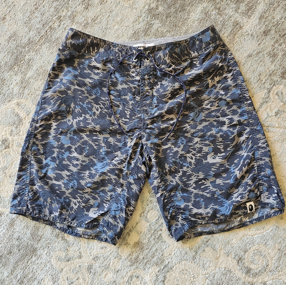 Bape Men's Leopard Camo Bathing Suit Size Small/30-31 Inch Waist)